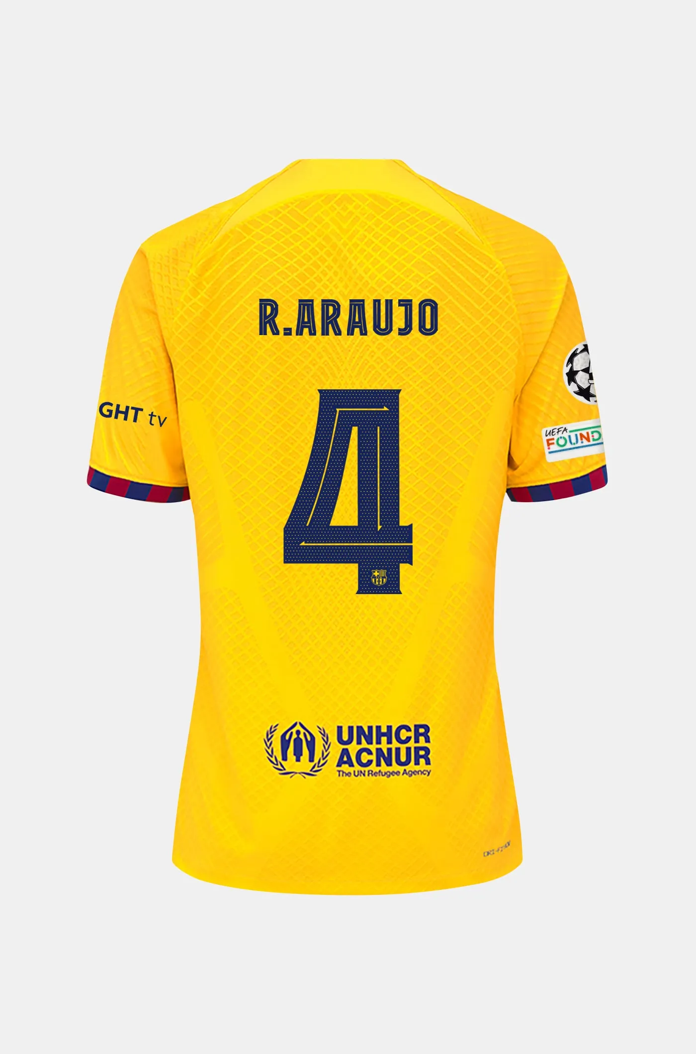 UCL FC Barcelona fourth shirt 23/24 - Junior - R. ARAUJO