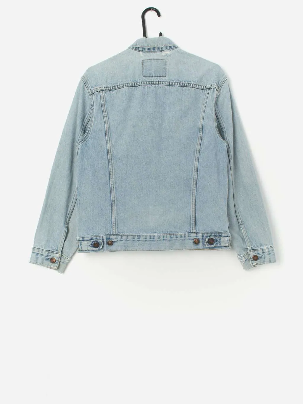 Vintage Levis distressed denim jacket, pale blue – Small