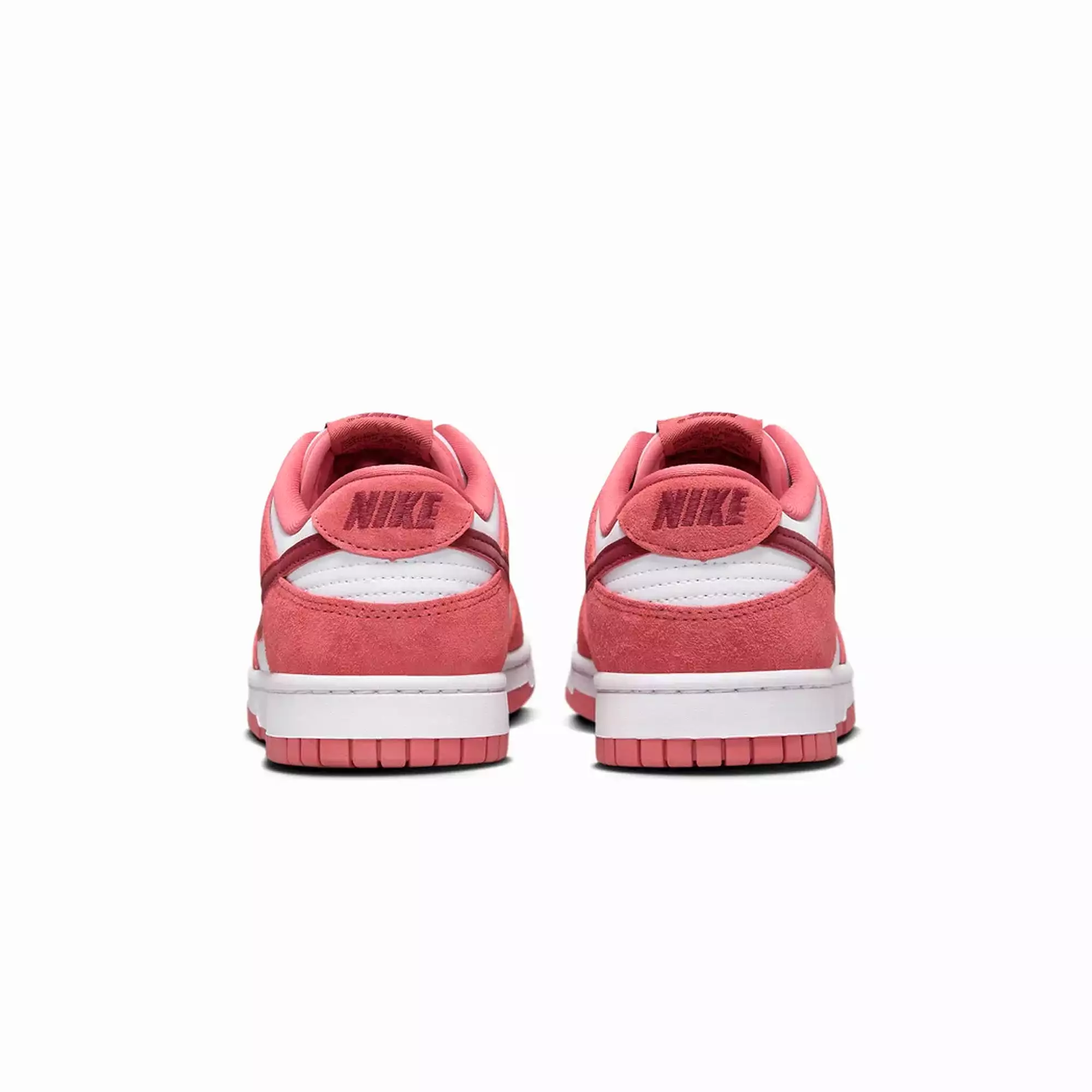 WMN'S DUNK LOW 'WHITE/TEAM RED-ADOBE-DRAGON RED'