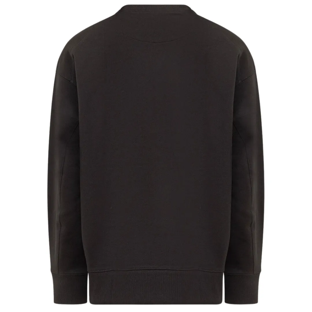 Y-3  |Crew Neck Sweat Long Sleeves Plain Logo Designers