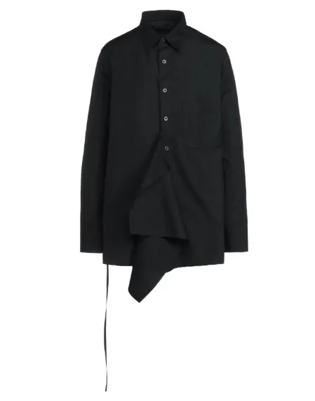 Yohji Yamamoto  |Unisex Street Style Long Sleeves Plain Cotton Designers